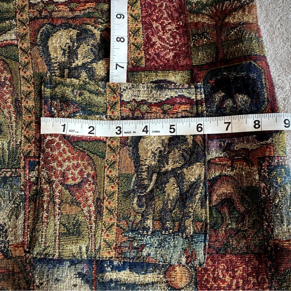 On The Rocks , California, tapestry coat. size X-Large, 1X, womens, vintage. - Picture 8 of 13